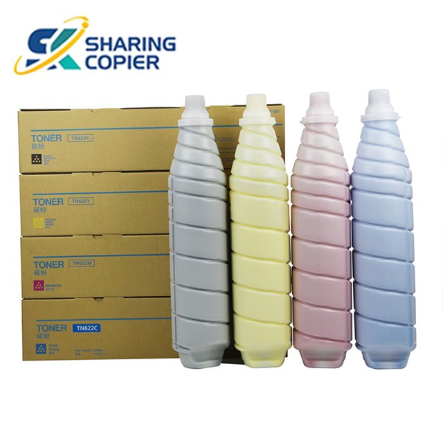 Compatible TN622 TN-622 TN 622 Toner Cartridge For Konica Minolta Bizhub PRESS C1085 6085 6110 C1100 Best Copier Toner