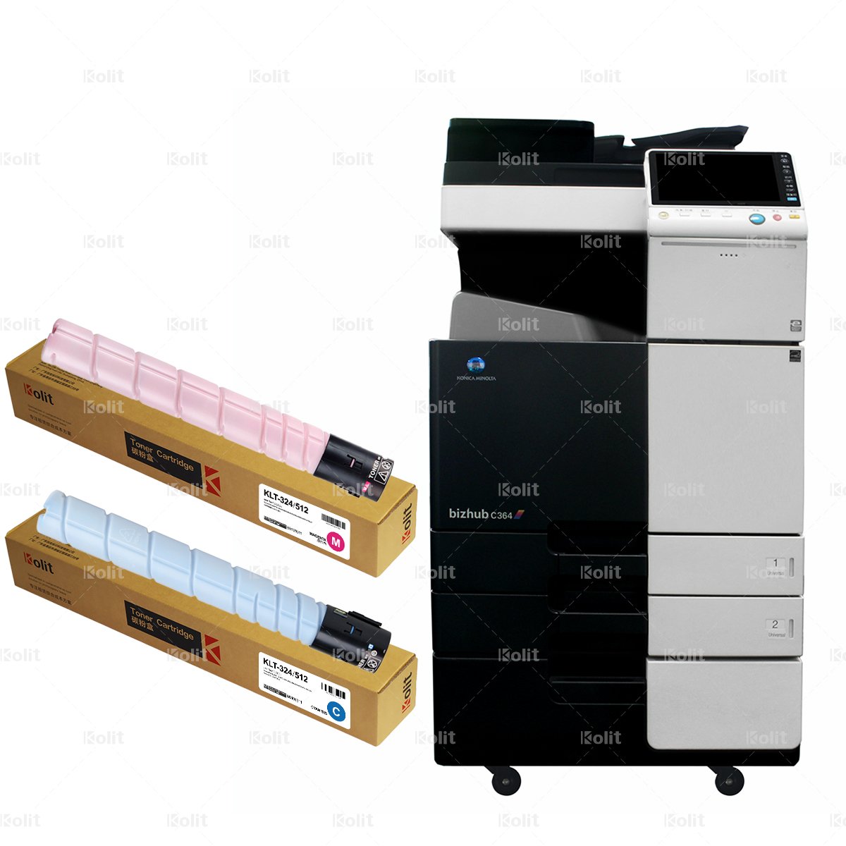 Good condition Printer and Copier Refurbished bizhu C364 office equipment copier for factory school