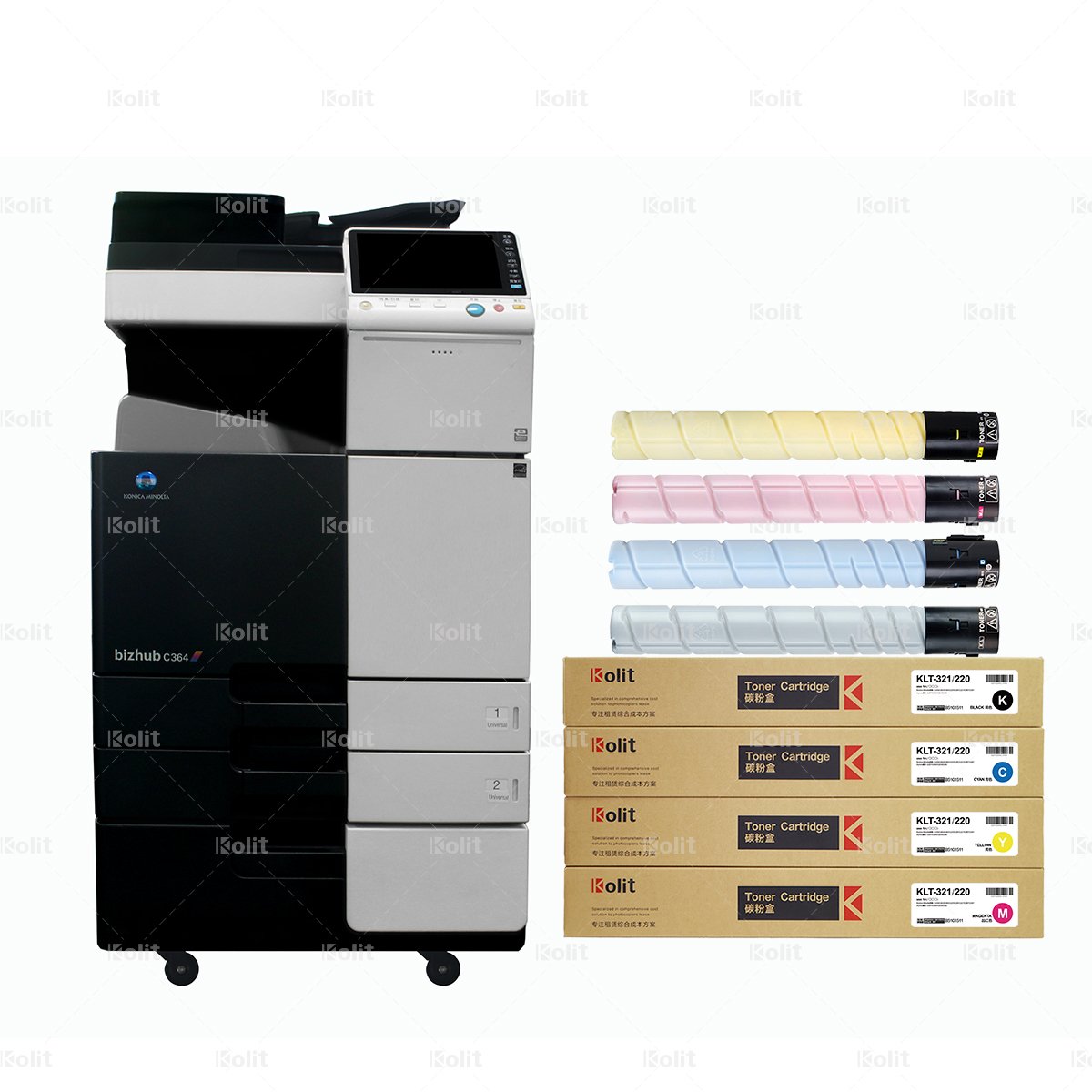 Good condition Printer and Copier Refurbished bizhu C364 office equipment copier for factory school