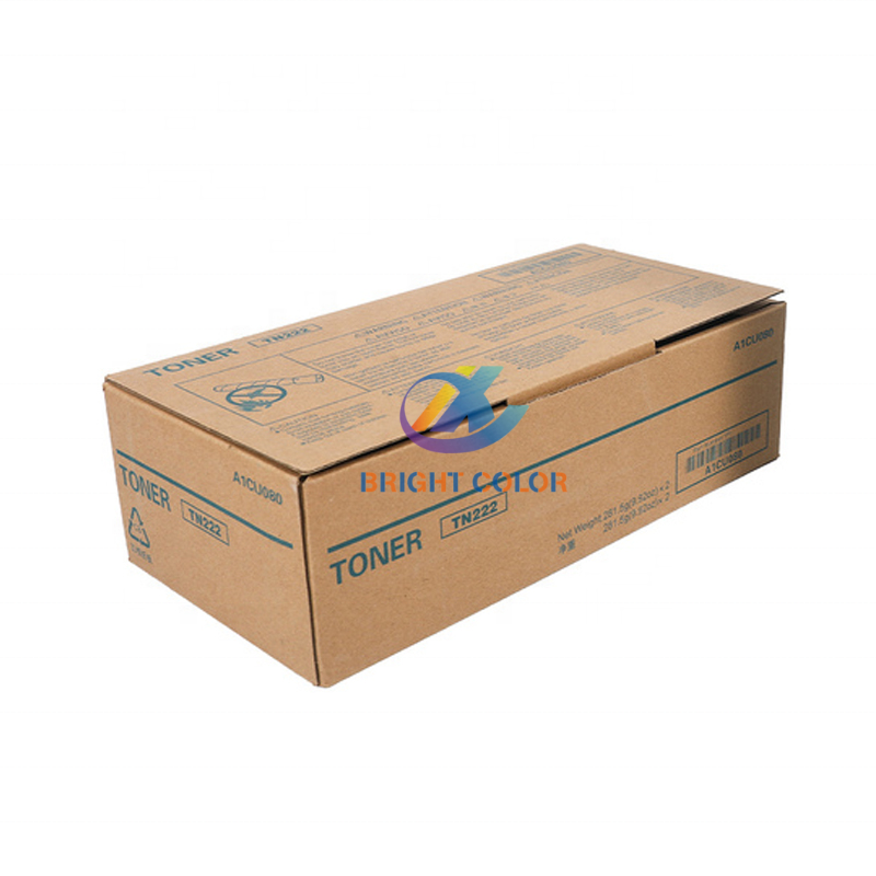 280g TN222 China Supplier Copier Spare Parts For Konica Minolta Bizhub216 236 266 306 306i 206i 226i 246i Black Toner Cartridge