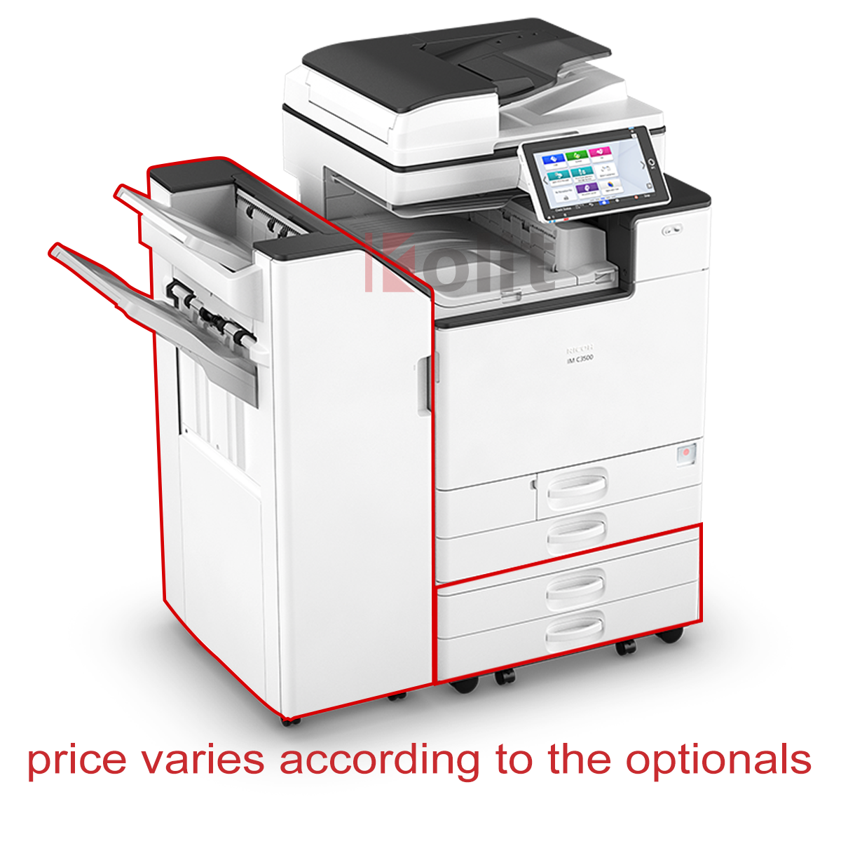 Top Fashion Multifunction copier Ricoh IMC 3500 A3 A4 Copier Photocopying Machines For office use