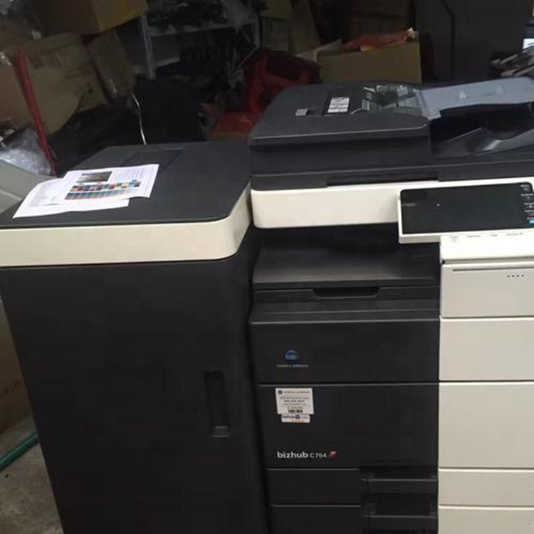 High speed photocopy machine bizhub c754 c654 used copiers printers for konica minolta