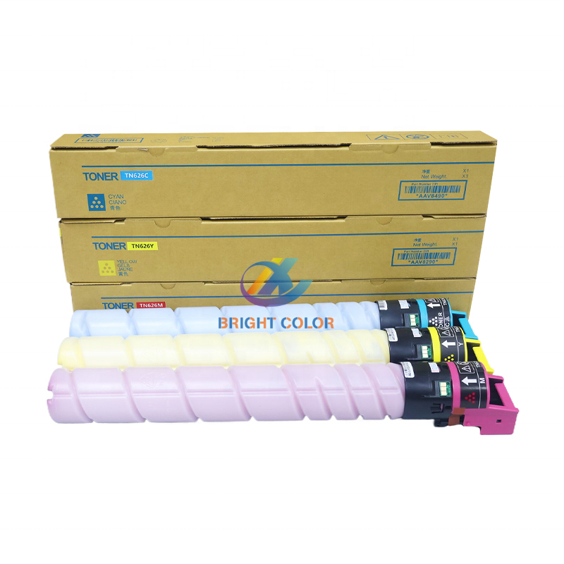 China Manufacturer Compatible For Konica Minolta TN626 Color Toner Cartridge For Bizhub C450 C550i C650i Copier Spare Parts