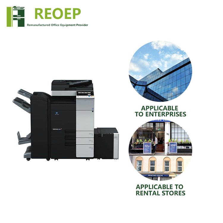 REOEP Refurbished Copier High Speed Printer Machine For Konica Minolta BHC224 364 454 554 654 754 258 308 368 458 558 658 758