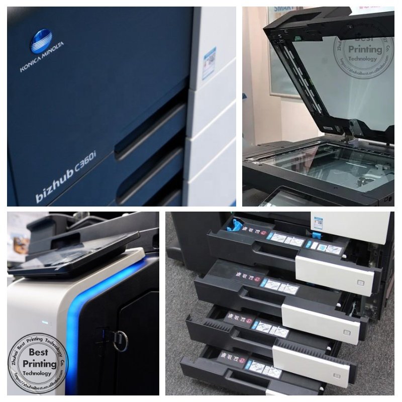 used copiers and printers color laser printer with scanner and copier Konica Minolta bizhub C360i C300i C250i C450i C550i