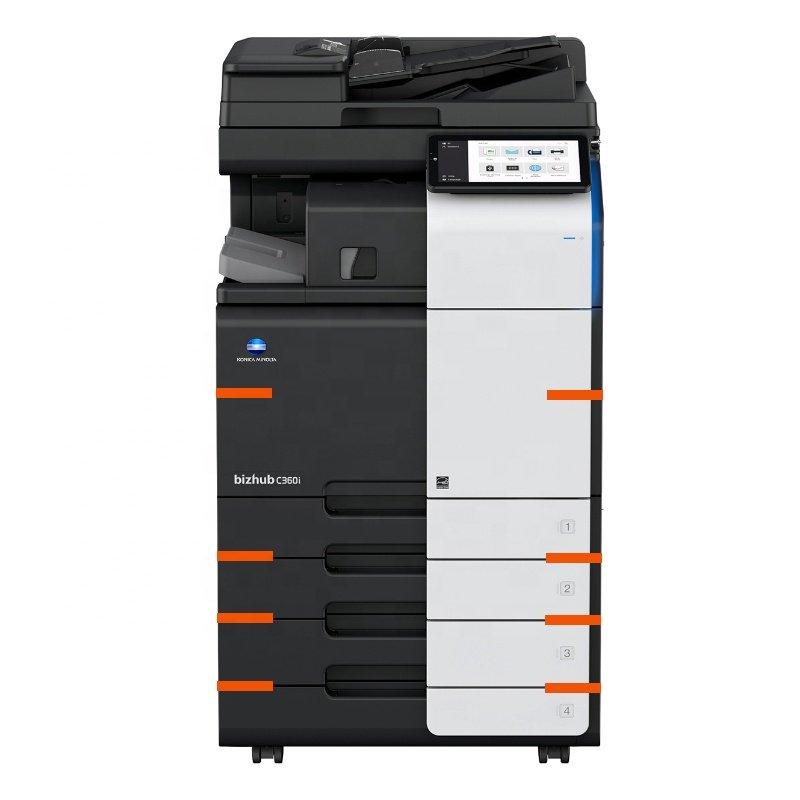 used copiers and printers color laser printer with scanner and copier Konica Minolta bizhub C360i C300i C250i C450i C550i