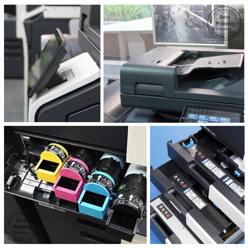 used copiers and printers color laser printer with scanner and copier Konica Minolta bizhub C360i C300i C250i C450i C550i