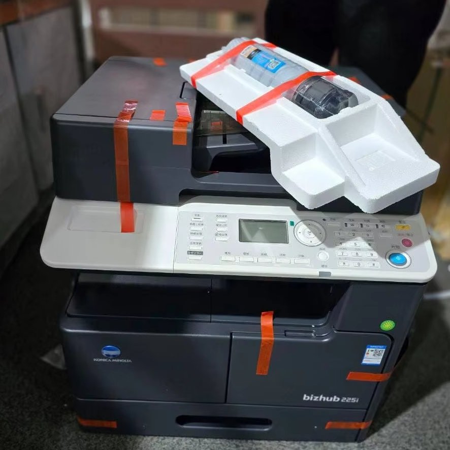 Brand New Copier Printer Machine for Konica Minolta Bizhub 225i with DF633 Paper Document Feeder +Duplexer in Single Paper Box