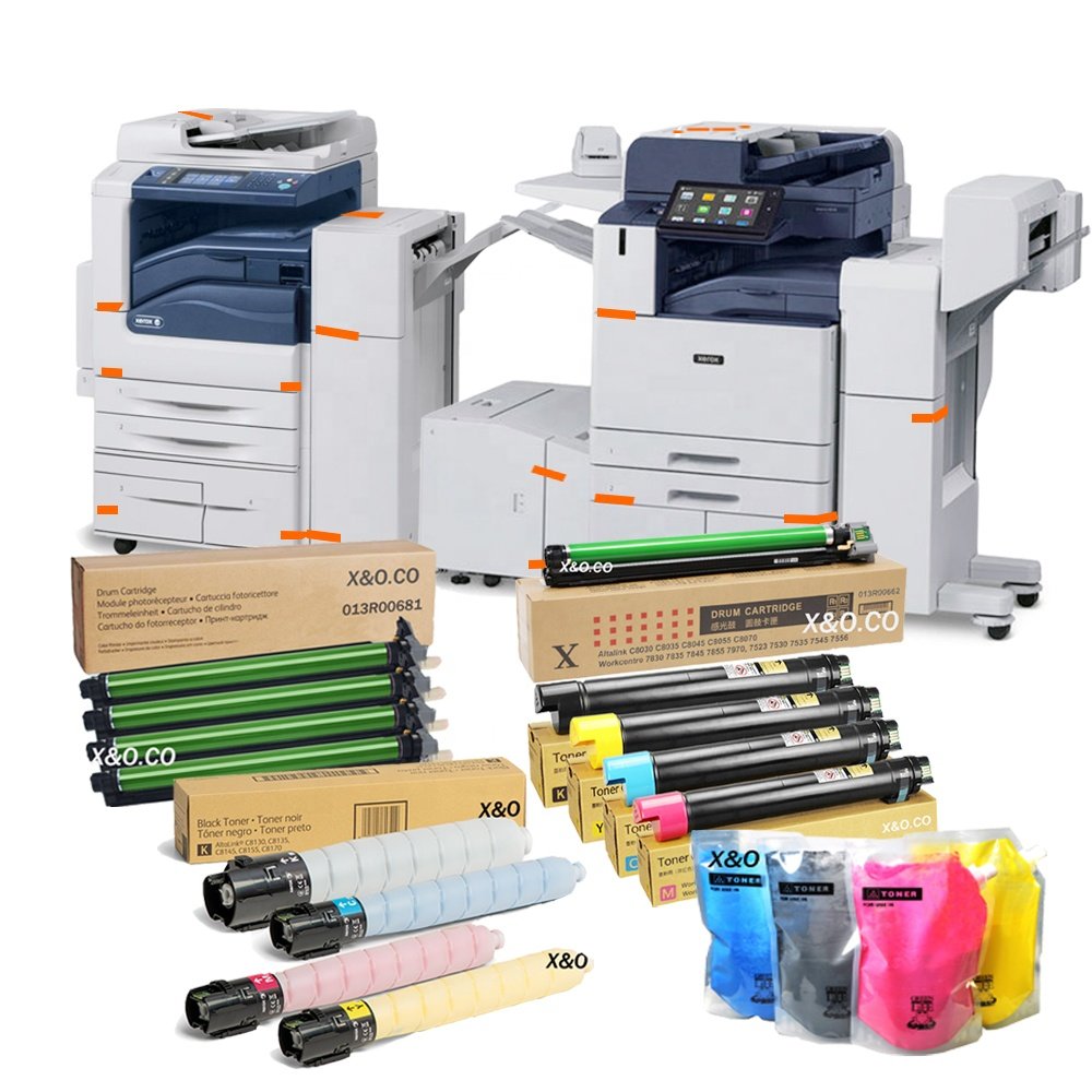 Remanufactured Used Photocopy Copier Printer imprimante Machine for Xerox Versant 80 180 C60 C70 C75 7855 Press Toner Spare Part