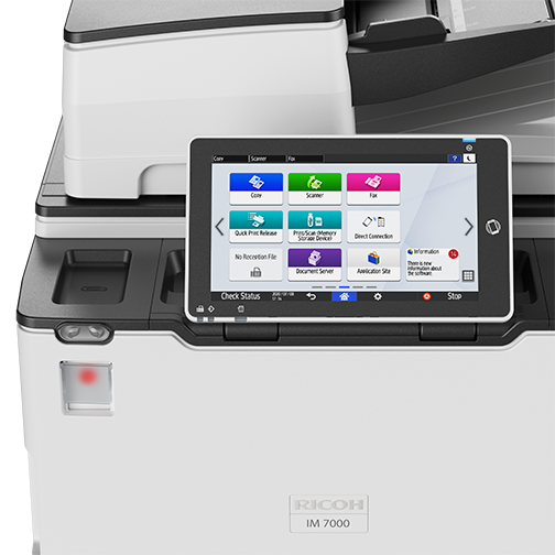 RICOH Aficio IM 9000 Black and White Laser Multifunction Printer/Copier Used
