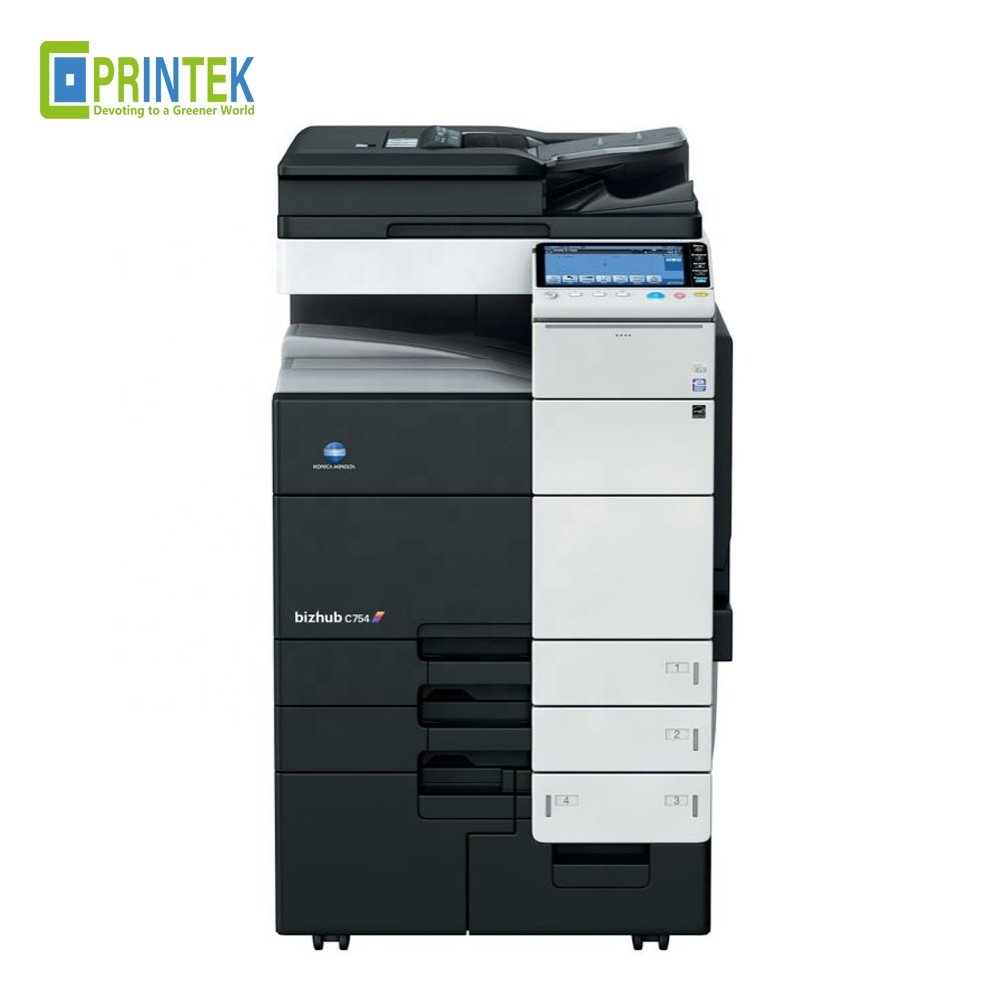 Heavy Duty Printers Colour Photocopy Machine For Konica Minolta Copier Bizhub C754 C754e Printer