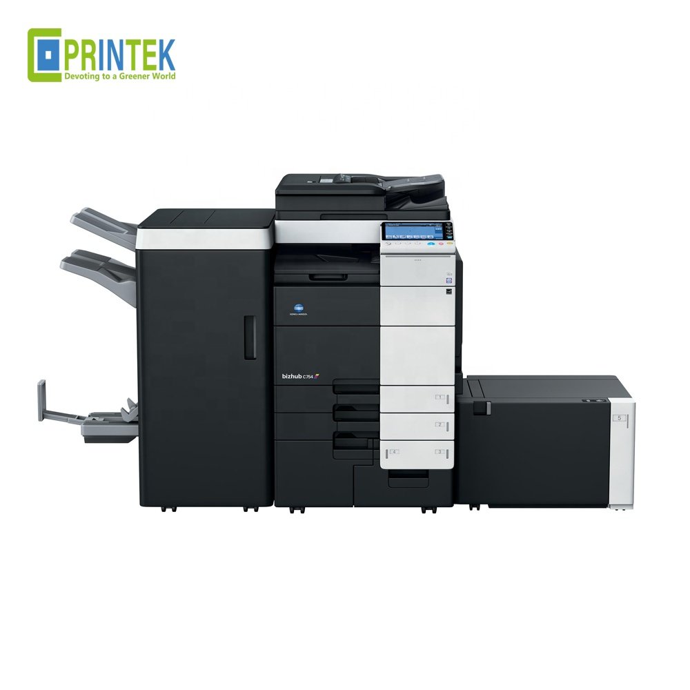 Heavy Duty Printers Colour Photocopy Machine For Konica Minolta Copier Bizhub C754 C754e Printer