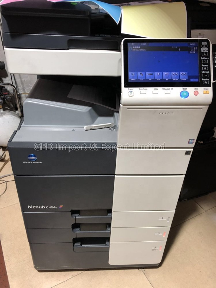 Guangzhou Used DI Reconditioned Digital Laser Image Printer Scanner Copier Photocopiers for Konica Minolta Bizhub C454 Press