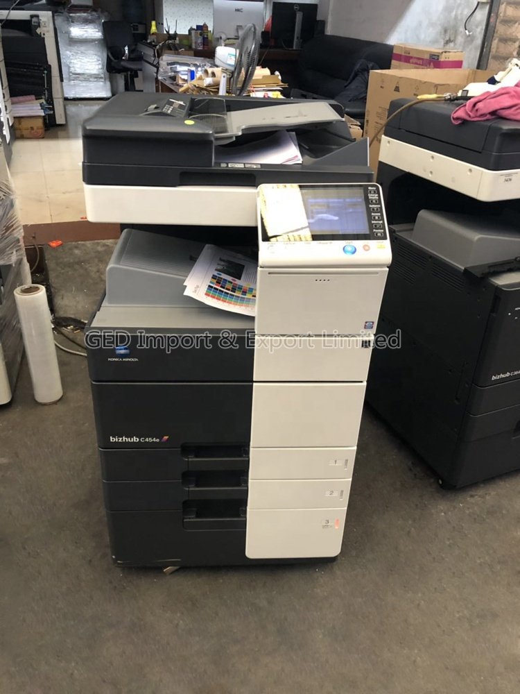Guangzhou Used DI Reconditioned Digital Laser Image Printer Scanner Copier Photocopiers for Konica Minolta Bizhub C454 Press
