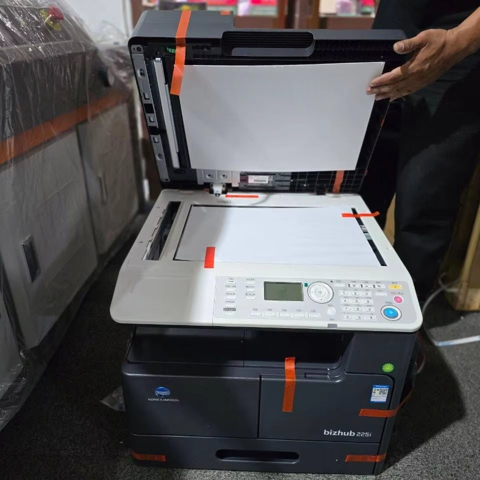 for Konica Minolta Bizhub 225i Copier Printer Machine with DF633 Paper Feeder and English Sticker