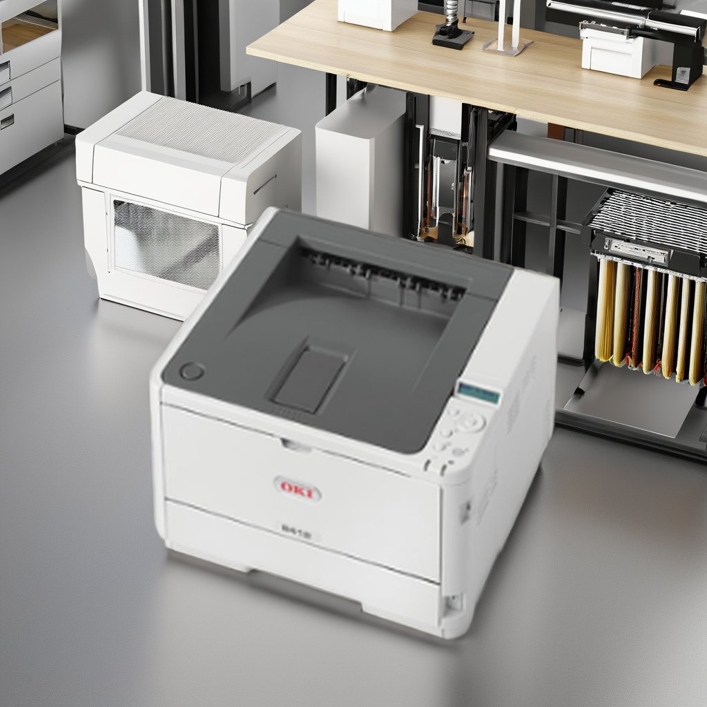 Used oki b412 B432 home commercial desktop office black and white printer