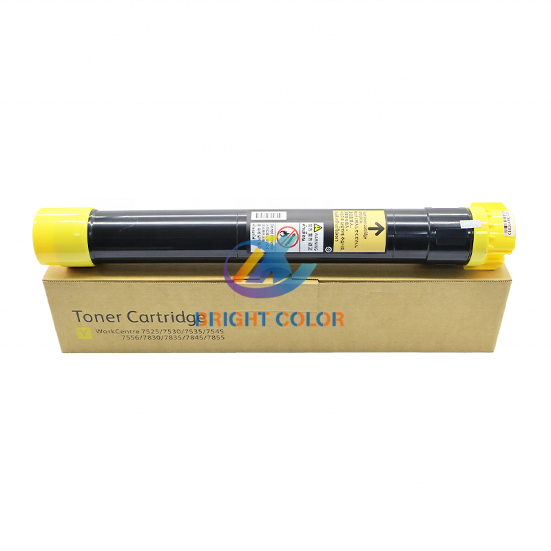 WC7525 Color Toner Cartridge Cost effective Long Life For Xerox WorkCentre 7525 7530 7535 7545 7556 7830 Copier Spare Parts