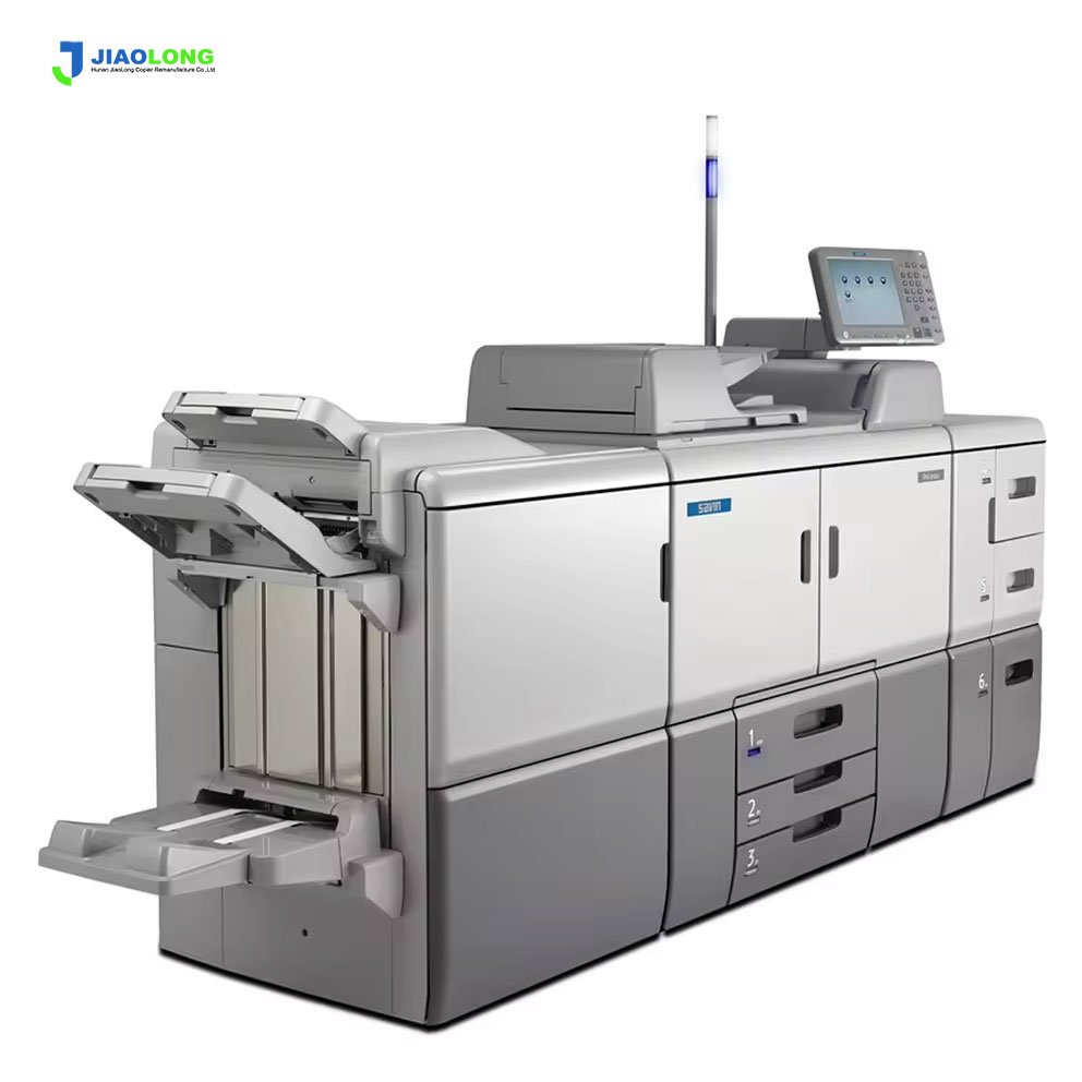 Black and White Ricoh PRO 8100 8110 8120s Digital Duplicator Print Machine Multifunction Large Format Copier/Printer Used