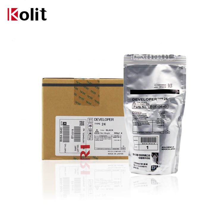 Best Quality B0649640 Developer Type 24 Original Developer For Ricoh Black and White Copier MP 6001 7001 8001 7500