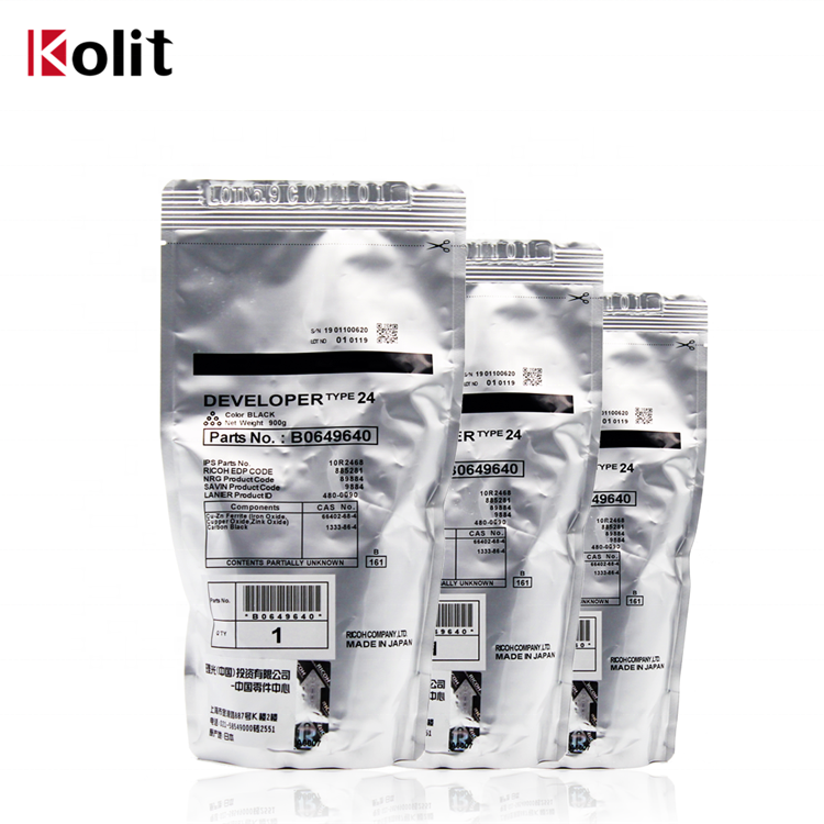 Best Quality B0649640 Developer Type 24 Original Developer For Ricoh Black and White Copier MP 6001 7001 8001 7500