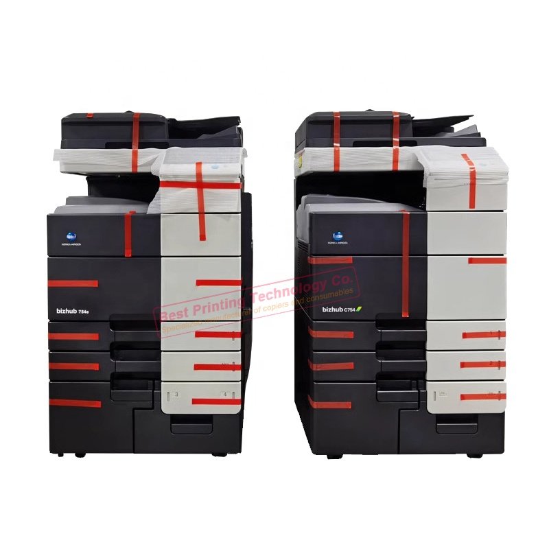 Konica Minolta bizhub C454e 554 364 754 368 658 558 458 367 287 958 808 750i 360i used copier printer scanning multifunction