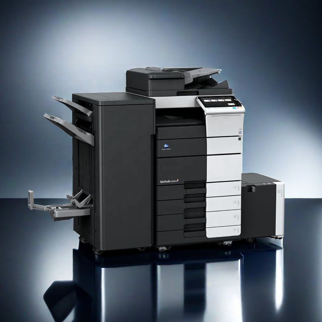 all in one printer scanner copier Konica Minolta bizhub C458/C558/C658/C368 color laser used printer with scanner and copier