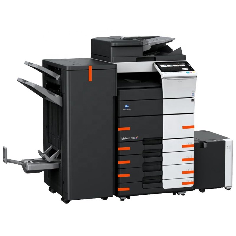 all in one printer scanner copier Konica Minolta bizhub C458/C558/C658/C368 color laser used printer with scanner and copier
