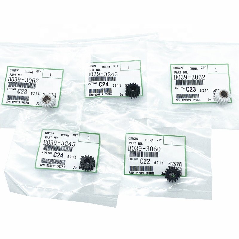 B039-3062 B039-3060 B039-3245 Developer Gear Kits For Ricoh MP 1015 3353 3350 2018 2000 2851 2550 Printer Copier Spare Parts