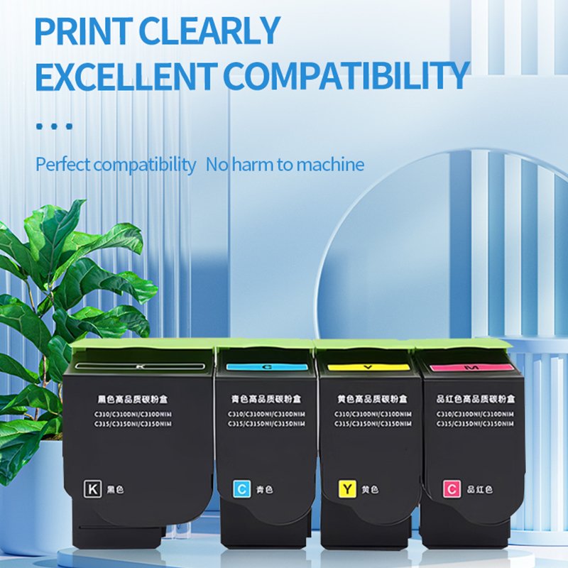 YuZhiQi 006R04356 Compatible For Xerox C310 C315 Copier Toner Cartridge 006R04357 006R04358 006R04359 C 310 315 high quality