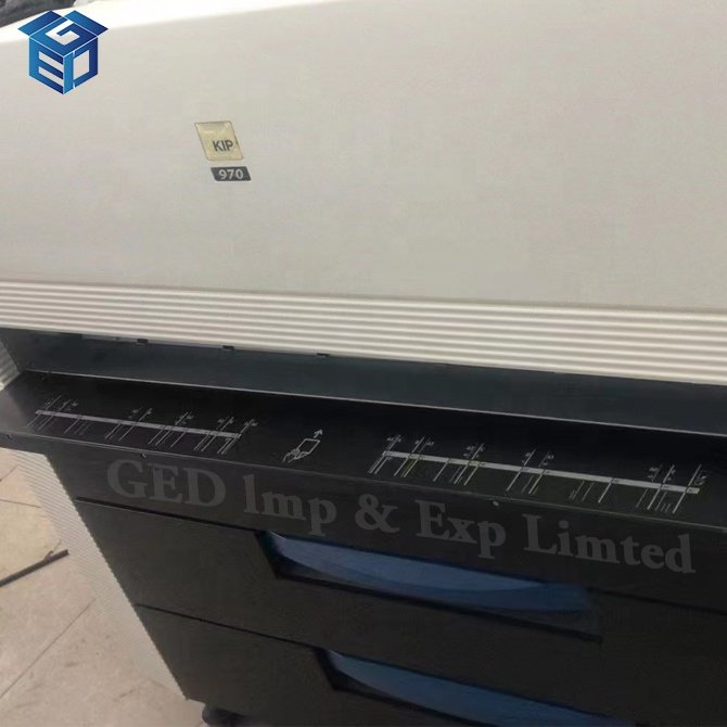 GED Used Wide Format Engineering Copier Large Blueprint Machine For KIP 970 Printer