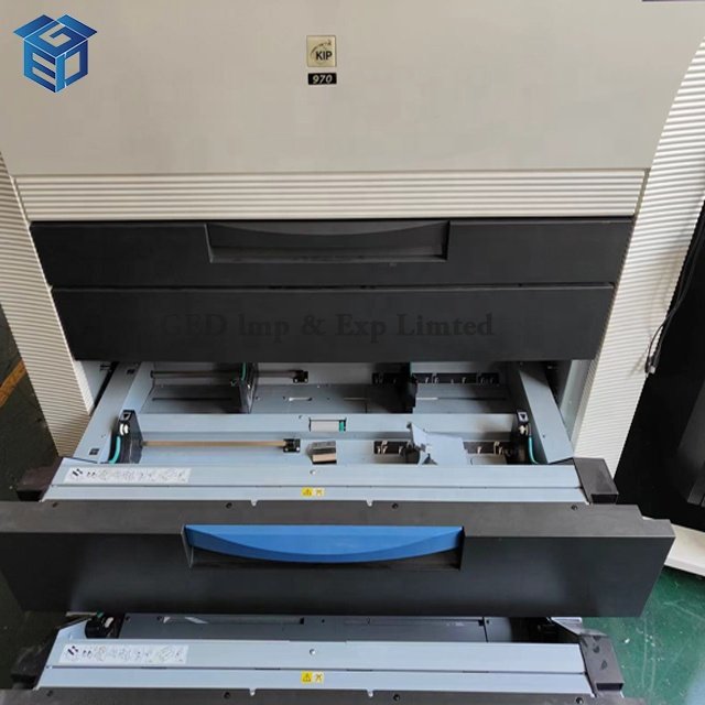 GED Used Wide Format Engineering Copier Large Blueprint Machine For KIP 970 Printer