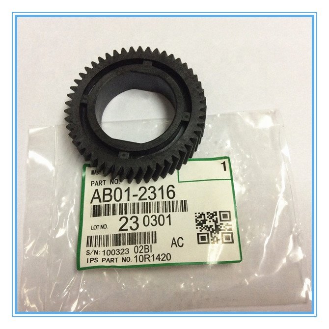 AB012316 Copier Spare Parts for ricoh AF 1075 1060 MP 9001 9002 49T Upper Fuser Roller Gear