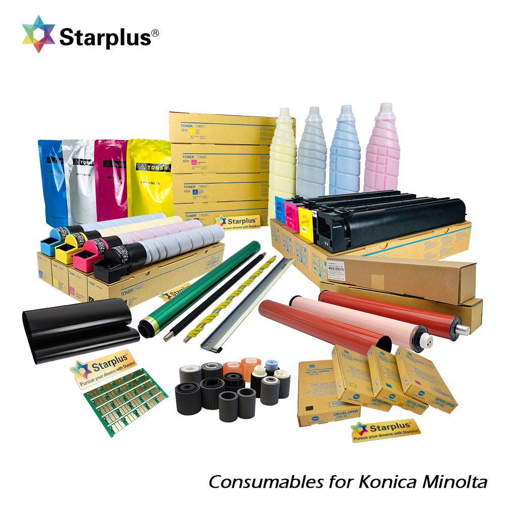Original quality compatible konica minolta TN622 TN619 TN615 toner cartridge for buzhub C1100 C1060 1070 C8000 C1085 copier