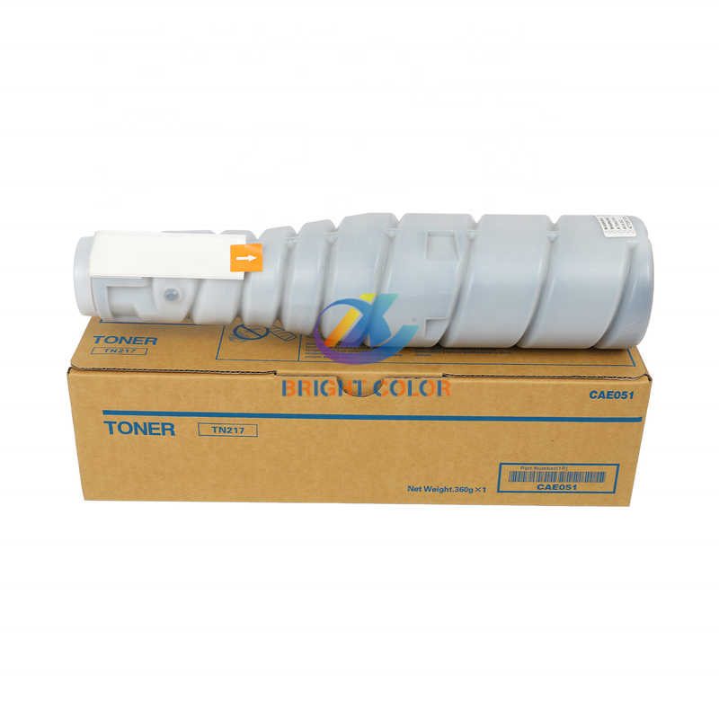 TN217 TN217 China Supplier Copier Spare Parts Factory Direct For Konica Minolta Bizhub223 283 7828 Black Toner Cartridge Fashion
