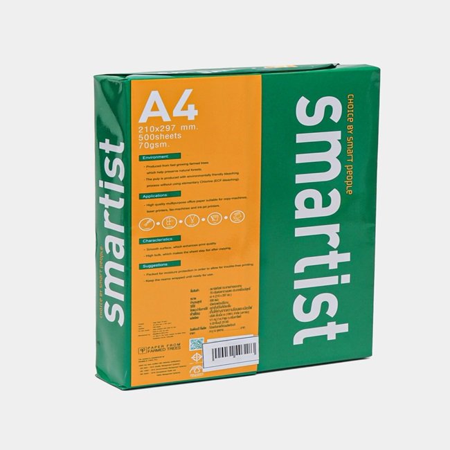 500's A4 Paper Smartist Smart Copy 70gsm/Multi Purpose Paper/ A4 Copier Paper / Kertas A4 (70gsm)