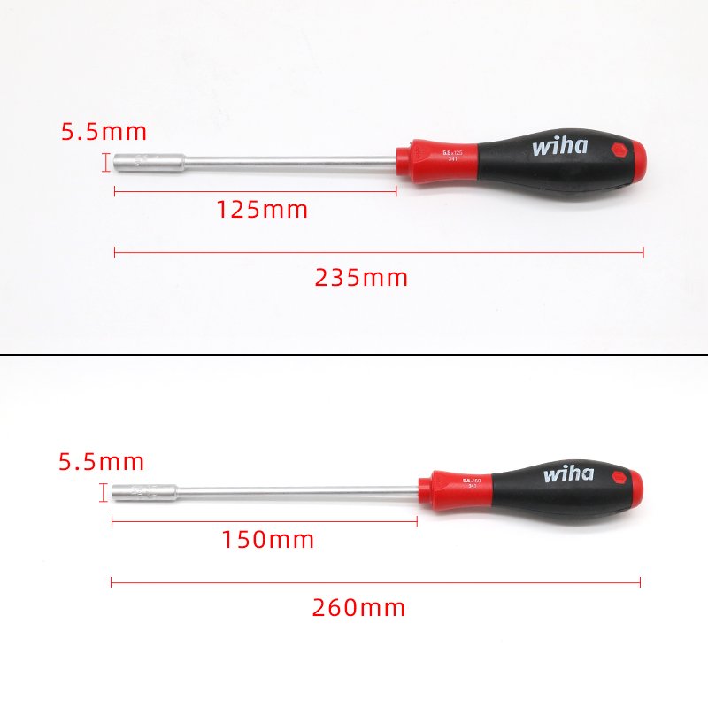 Hex Head Screwdriver For Copier with Magnet inside 5mm Screw Driver Tool for Copier and Printer Supplies 5.5*125mm 5.5*150mm
