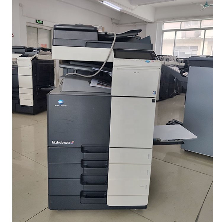 New Model C258 Used Printer Copiers for Konica Minolta Bizhub C258 C368 C458 Photocopy Machine Price