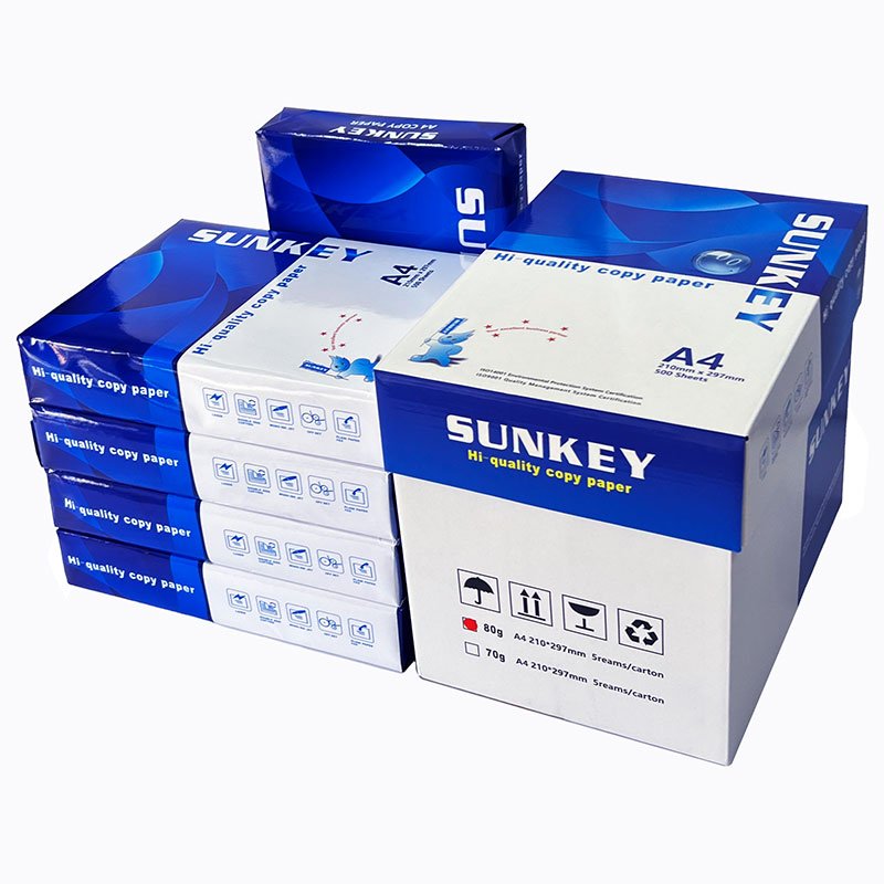 Wholesale Hard A4 Size 80 Gsm 75 Gsm 70 Gsm Printing Papier Ram Copier 500 Ream Sheets Double Bond Office A Copy Papel