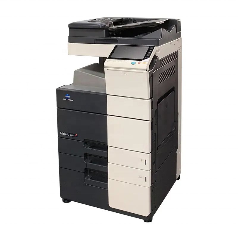 High Quality A3 Wide Color Gamut Color Laser Printer Bizhub C554e Used Copier Machines For Small Businesses For Konica Minolta