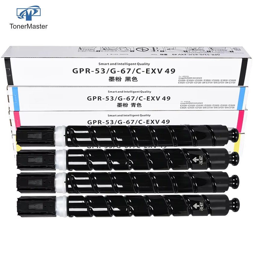 High Quality Copier Toner CEXV49 CEXV28 CEXV29 NPG67 GPR-53 CEXV49 C-EXV49 C-EXV28 C-EXV29 C-EXV49 Toner Cartridges For Canon