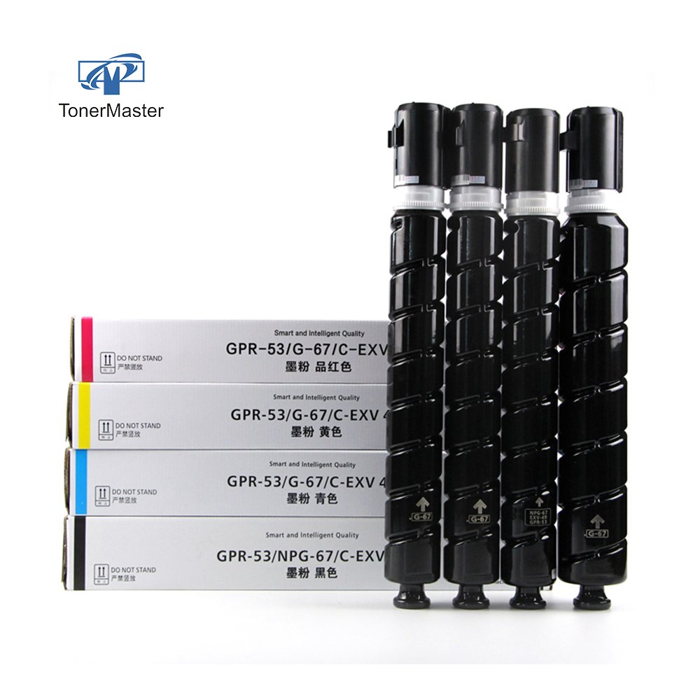 High Quality Copier Toner CEXV49 CEXV28 CEXV29 NPG67 GPR-53 CEXV49 C-EXV49 C-EXV28 C-EXV29 C-EXV49 Toner Cartridges For Canon