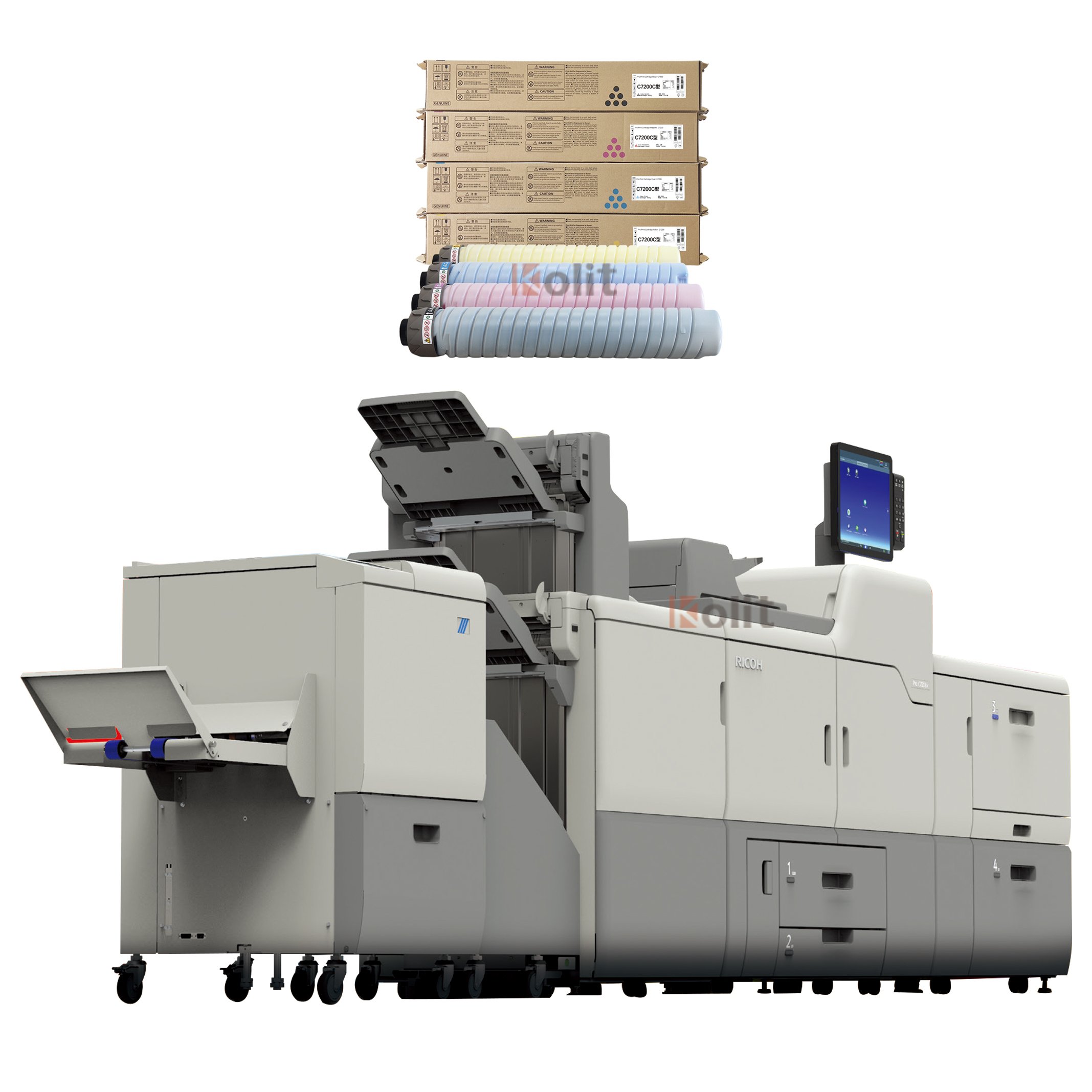 Wholesale Remanufacture Ricoh Pro C7200 7200S sheet fed Color production Copier machine Photocopier For Digital Production Press