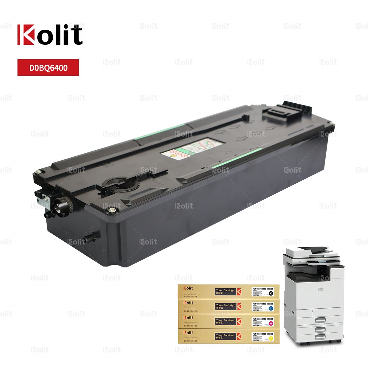 Original Low price Copier machine Wasted Toner Box D0BQ6400 for Rioch copier machine.