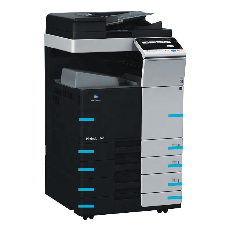 Refurbished copier printer scanner B/W multifunction all-in-one A3 laser digital photocopier konica minolta 368e 458 558 658