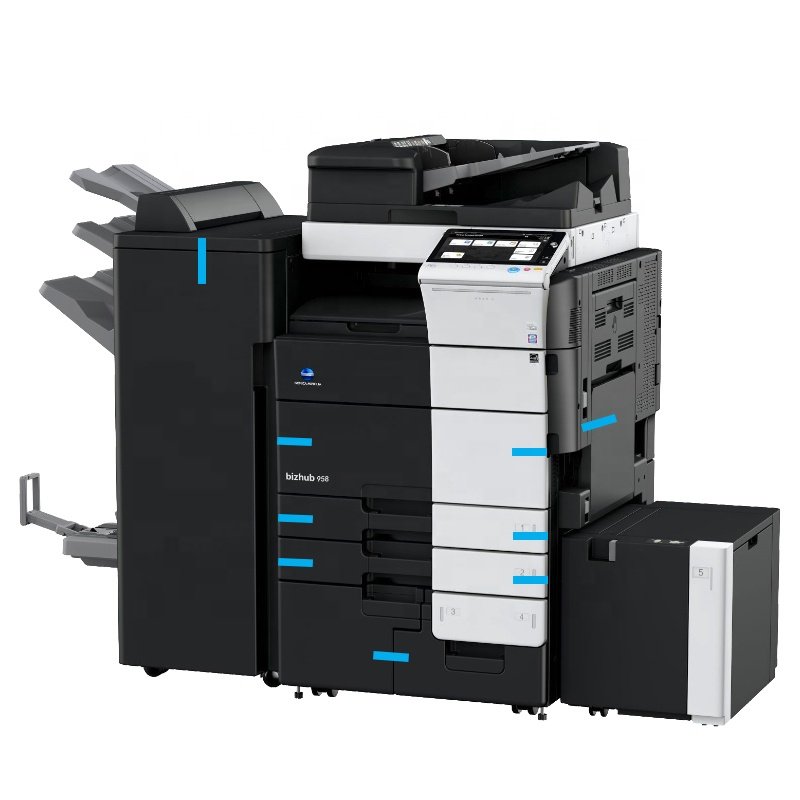 Used Konica Minolta bizhub 958 808 758 754 654 A3 high speed black and white laser photocopier printer scanner copier all-in-one