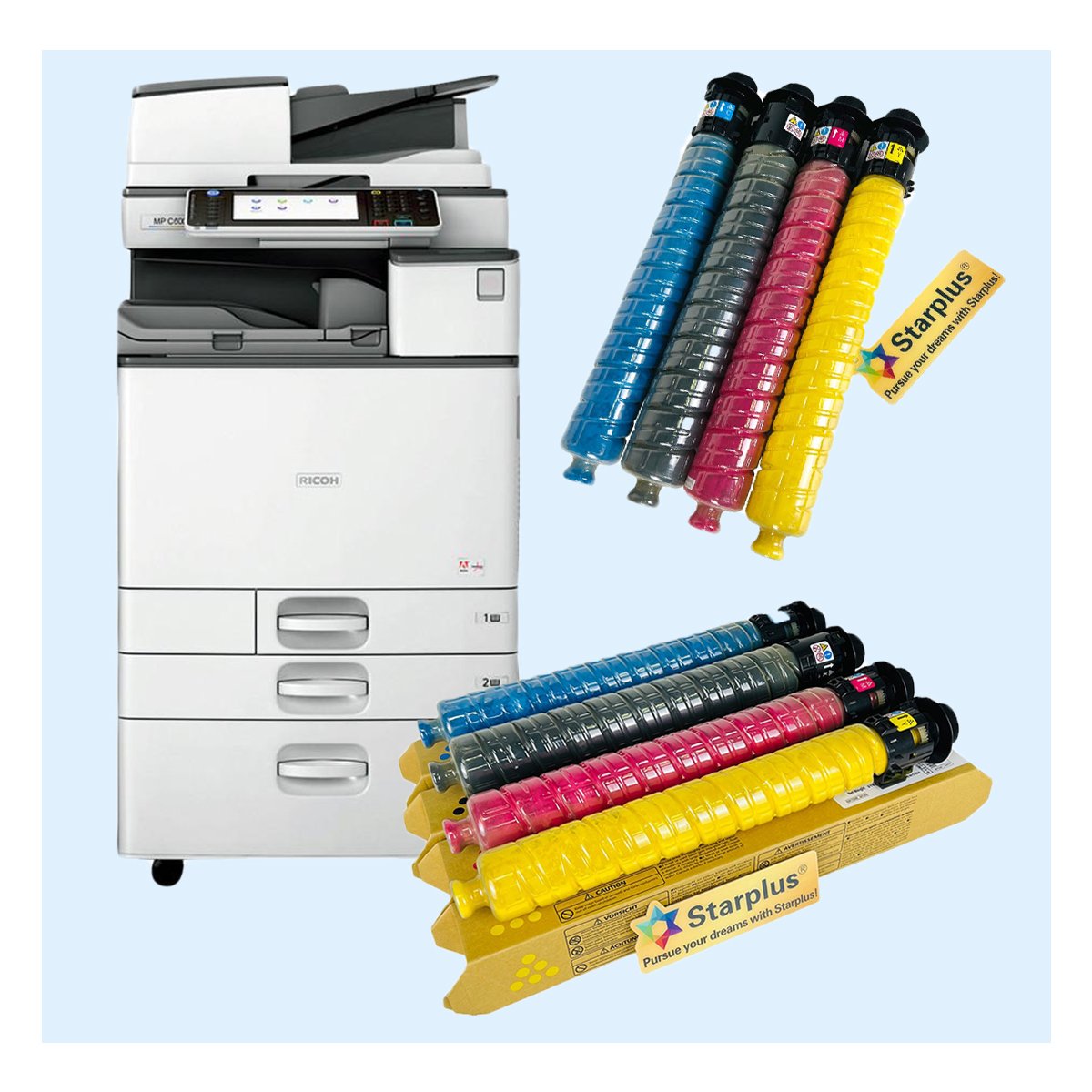 Manufacture Compatible MPC2003 MPC2503 MP3503 Copier Toner Cartridge for Ricoh MPC2003 2011 2503 copier machine