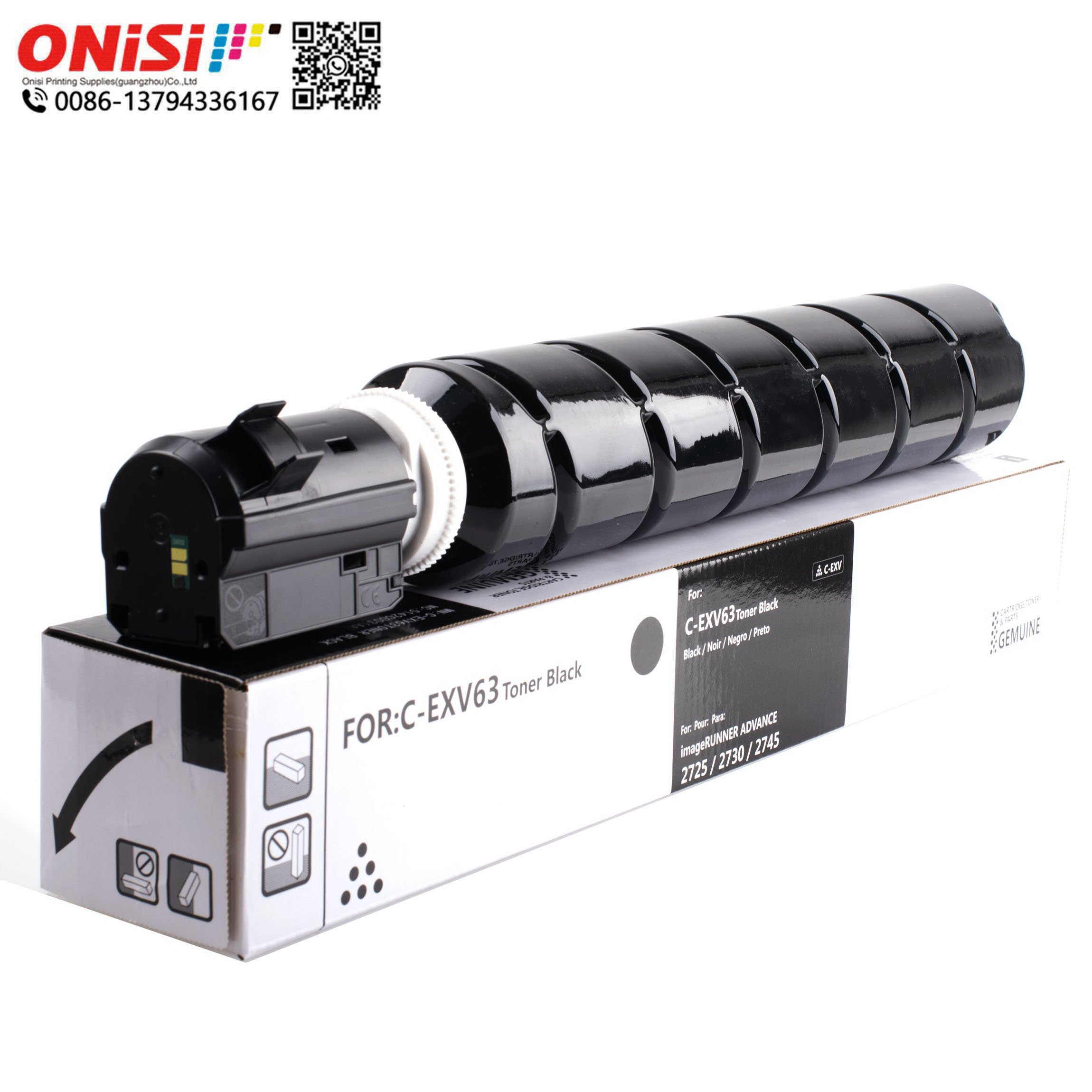 Factory Sale For Canon Npg87 Gpr65 Cexv63 Copier Toner Cartridge Ir--adv 2725 2730 2735 Gpr-65 C-exv63 Small Capacity