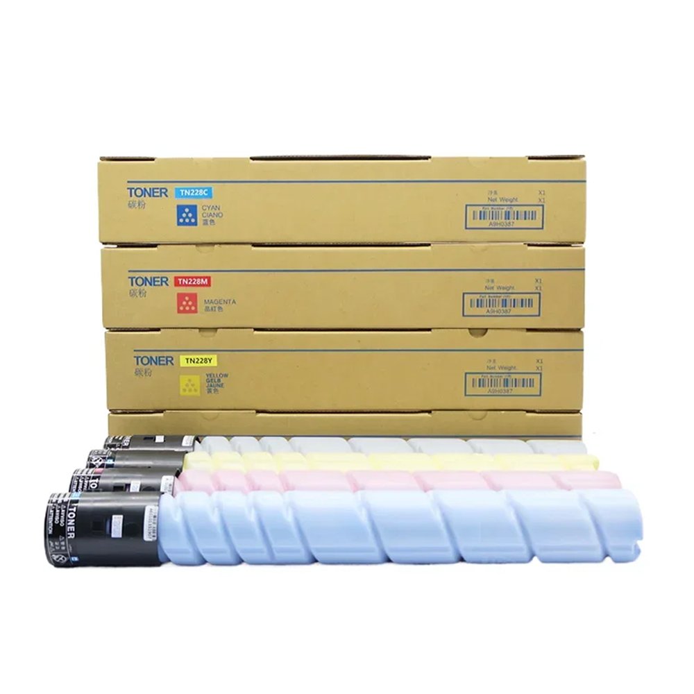 Genuine Compatible TN228 TN229 Konica Minolta Toner For Konica Minolta C226i C286i C7222i C7228i Copier Color Toner Cartridge