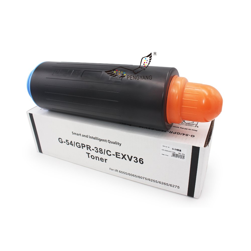 HIGH VOLUME CAPACITY Black toner cartridges refill powder G-54 GPR-38 C-EXV36 Copier model for Canon copier machines