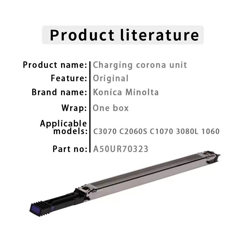 A50UR70323 Original Charging Corona Unit for Konica Minolta C3070 C2060S C1070 C3080L C1060 3070 1070 1060 Copier spare parts